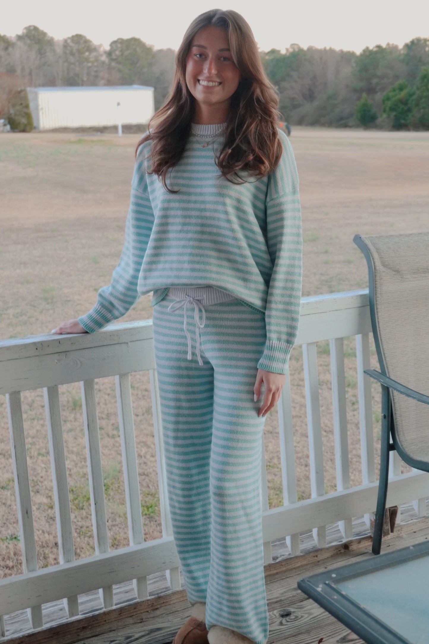 Mint Stripe Set