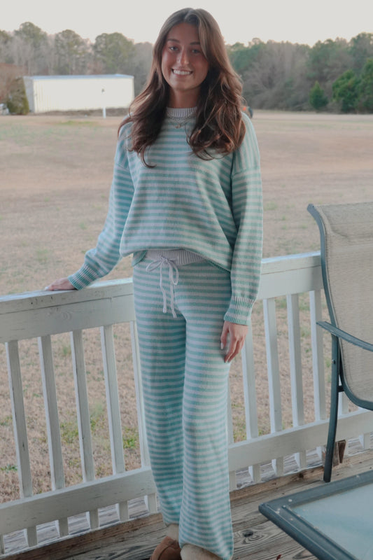 Mint Stripe Set
