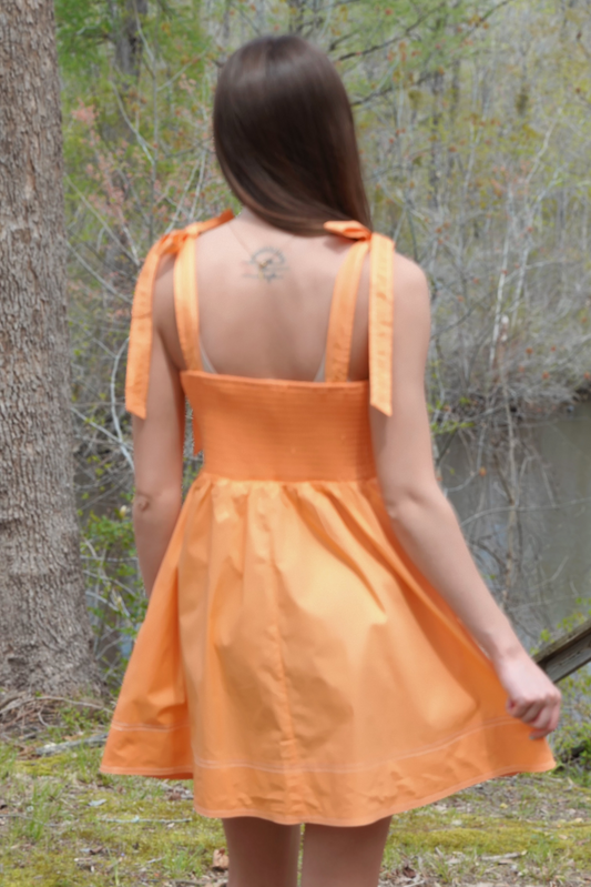 Sweet Peach Mini Dress